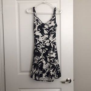 Abercrombie & Fitch Black and White Skater Dress
